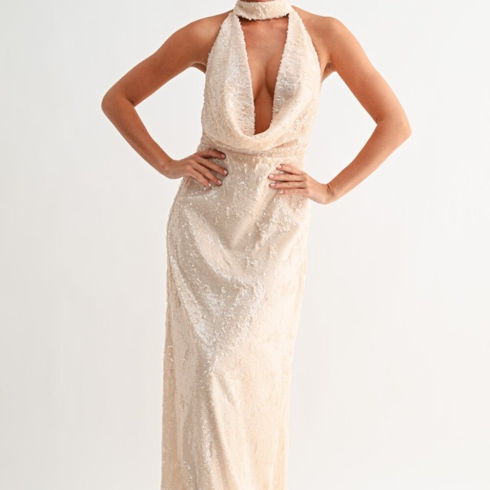Halter maxi dress - Picture 5 of 5
